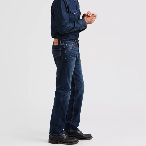 Levi’s 505 REGULAR FIT MEN'S Straight Leg Stretch JEANS in Roth Size 29*30 - Picture 5 of 16